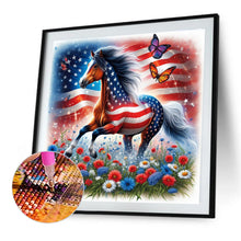 Load image into Gallery viewer, Horse-Full Round Diamond Painting-40x40cm

