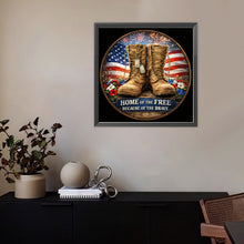 Load image into Gallery viewer, Independence 250Th-Full Round Diamond Painting-30x30cm
