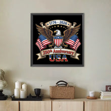 Load image into Gallery viewer, Independence Day-Full Round Diamond Painting-30x30cm
