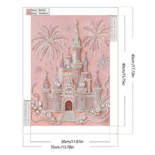 Load image into Gallery viewer, Pink Castle-Partial Special Diamond Painting-30x40cm
