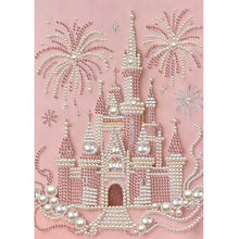 Load image into Gallery viewer, Pink Castle-Partial Special Diamond Painting-30x40cm

