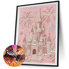 Load image into Gallery viewer, Pink Castle-Partial Special Diamond Painting-30x40cm
