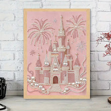 Load image into Gallery viewer, Pink Castle-Partial Special Diamond Painting-30x40cm
