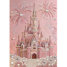 Load image into Gallery viewer, Pink Castle-Partial Special Diamond Painting-30x40cm
