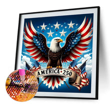 Load image into Gallery viewer, Eagle-Full Round Diamond Painting-40x40cm
