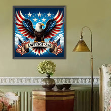 Load image into Gallery viewer, Eagle-Full Round Diamond Painting-40x40cm
