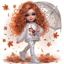 Load image into Gallery viewer, Bouquet Girl-Partial Special Diamond Painting-30x30cm
