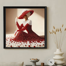 Load image into Gallery viewer, Elegant Skirt Beauty-Partial Special Diamond Painting-30x30cm
