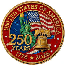Load image into Gallery viewer, Independence Day 250th Anniversary-Partial Special Diamond Painting-30x30cm
