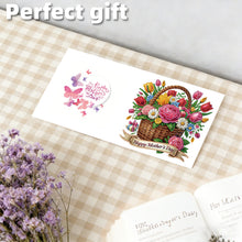 Load image into Gallery viewer, 6Pcs/Set Mothers Day Flower Basket-Diamond Greeting Cards
