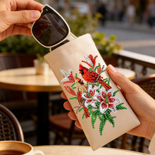 Load image into Gallery viewer, Dragonfly-DIY Diamond Painting Glasses Case
