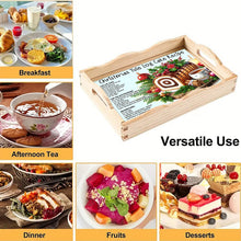 Load image into Gallery viewer, Cats-Round Diamond Wooden Dinning Table Tray
