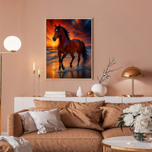 Load image into Gallery viewer, Horse-Full Round Diamond Painting-30x40cm
