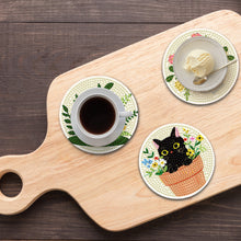 Load image into Gallery viewer, 8Pcs/Set 8Pcs/Set Cat-Acrylic Waterproof Diamond Coaster
