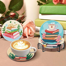 Load image into Gallery viewer, 8Pcs/Set 8Pcs/Set Cat-Acrylic Waterproof Diamond Coaster
