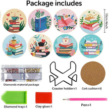 Load image into Gallery viewer, 8Pcs/Set 8Pcs/Set Cat-Acrylic Waterproof Diamond Coaster
