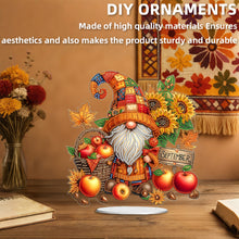 Load image into Gallery viewer, Christmas In December Gnome-Single Side Drill-Acrylic Diamond Desktop Ornament
