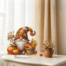 Load image into Gallery viewer, Christmas In December Gnome-Single Side Drill-Acrylic Diamond Desktop Ornament

