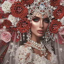 Load image into Gallery viewer, Rose Beauty-Partial Special Diamond Painting-30x30cm
