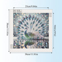 Load image into Gallery viewer, Flowers and Bird-Partial Special Diamond Painting-30x30cm
