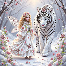 Load image into Gallery viewer, Tiger-Partial Special Diamond Painting-30x30cm
