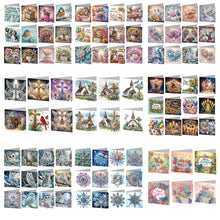 Load image into Gallery viewer, 12Pcs/Set 12Pcs/Set Cross Church-Diamond Greeting Cards
