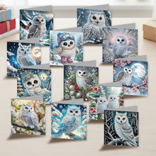 Load image into Gallery viewer, 12Pcs/Set 12Pcs/Set Cross Church-Diamond Greeting Cards
