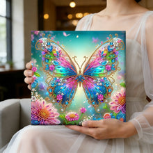 Load image into Gallery viewer, Butterfly-Partial Pearl Painting Kit with Frame-25x25cm

