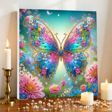 Load image into Gallery viewer, Butterfly-Partial Pearl Painting Kit with Frame-25x25cm
