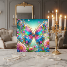 Load image into Gallery viewer, Butterfly-Partial Pearl Painting Kit with Frame-25x25cm
