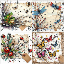 Load image into Gallery viewer, Dragonfly-Partial Special Diamond Painting-30x30cm
