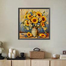Load image into Gallery viewer, Sunflower-Full Round Diamond Painting-30x30cm

