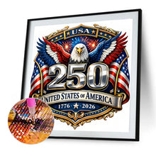 Load image into Gallery viewer, Eagle-Full Round Diamond Painting-40x40cm
