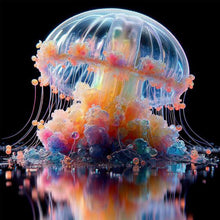 Load image into Gallery viewer, Jellyfish-Full Round Diamond Painting-30x30cm
