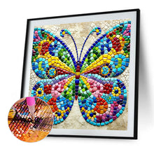 Load image into Gallery viewer, Butterfly-Full Round Diamond Painting-40x40cm
