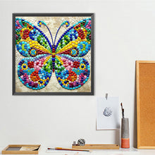 Load image into Gallery viewer, Butterfly-Full Round Diamond Painting-40x40cm
