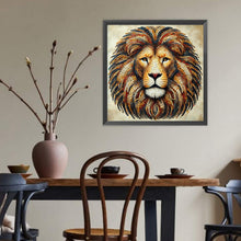 Load image into Gallery viewer, Lion-Full Round Diamond Painting-40x40cm
