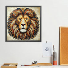 Load image into Gallery viewer, Lion-Full Round Diamond Painting-40x40cm
