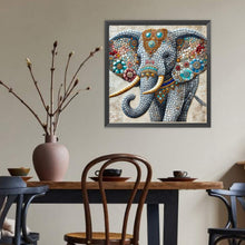 Load image into Gallery viewer, Elephant-Full Round Diamond Painting-40x40cm
