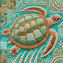 Load image into Gallery viewer, Sea Turtle-Full Round Diamond Painting-40x40cm

