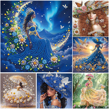 Load image into Gallery viewer, Beauty-Partial Special Diamond Painting-30x30cm
