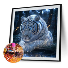 Load image into Gallery viewer, Tiger-Full Round Diamond Painting-40x40cm
