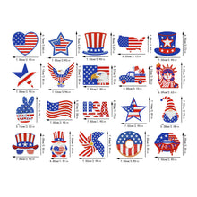 Load image into Gallery viewer, 20Pcs/Set 20Pcs/Set Independence Day Star-Double Side Drill-Diamond Keychain
