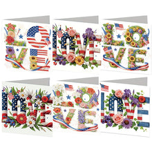 Load image into Gallery viewer, 6Pcs/Set Jm-2-Diamond Greeting Cards
