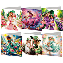 Load image into Gallery viewer, 6Pcs/Set Jm-2-Diamond Greeting Cards
