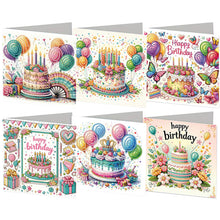 Load image into Gallery viewer, 6Pcs/Set Jm-2-Diamond Greeting Cards
