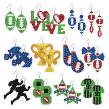 Load image into Gallery viewer, 12 Pairs Cute Cartoon Earrings-DIY Diamond Painting Earrings Kit
