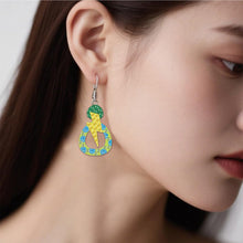 Load image into Gallery viewer, 12 Pairs Cute Cartoon Earrings-DIY Diamond Painting Earrings Kit
