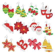 Load image into Gallery viewer, 12 Pairs Cute Cartoon Earrings-DIY Diamond Painting Earrings Kit

