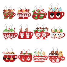 Load image into Gallery viewer, 12 Pairs Cute Cartoon Earrings-DIY Diamond Painting Earrings Kit
